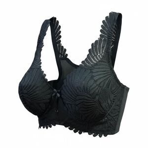 Lane Bryant Cacique Black Lace Bra SIZE 38 C